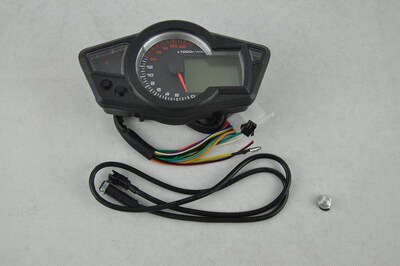 Motorcycle LCD digital Odometer Speedometer Tachometer Motor