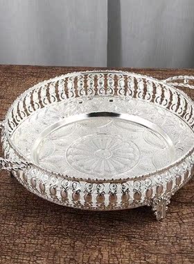 European Style Fruit Tray Electroplate Fnished for
