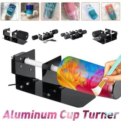 Double-axis Cup Turner Spinner Kit for Crafts Tumbler Cup Tu
