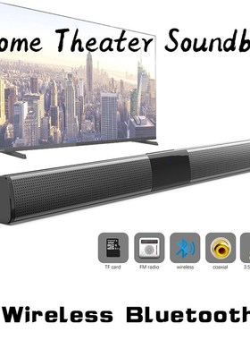20W TV Soundbar Wireless Bluetooth Speaker HiFi Stereo Home