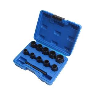 11Pcs Professional Nut Bolt Extractor Socket Set Damaged Rus