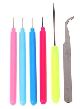 6Pcs/lot Paper DIY Set Quilling Paper Tools Tweezer Needle P
