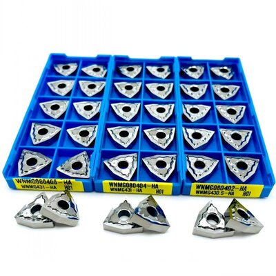 10PCS WNMG080404 HA H01 WNMG080408 HA H01 Aluminum turning t