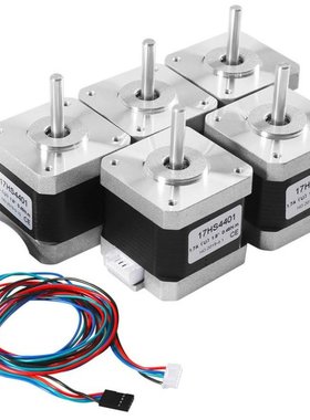 5pcs 17hs4401 Motor 3d Printer Motor With Cable 4 Lead Nema1