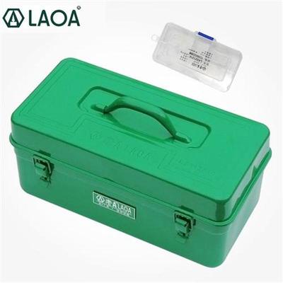 LAOA Thicken Hardware Tool Box Large Capacity Iron Toolkit T