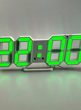 1pc 3D LED Wall Clock Modern Digital Wall Table Clock Watch