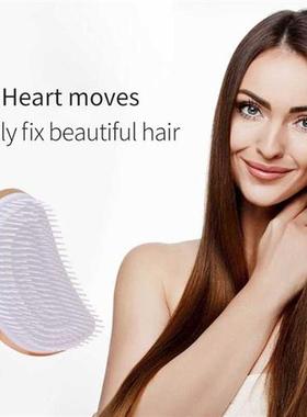 Golden Hair Brush Women Comb Detangling Massage Anti-static