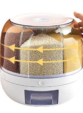 Rotating Cereal Dispenser Rice Storage Containers Large