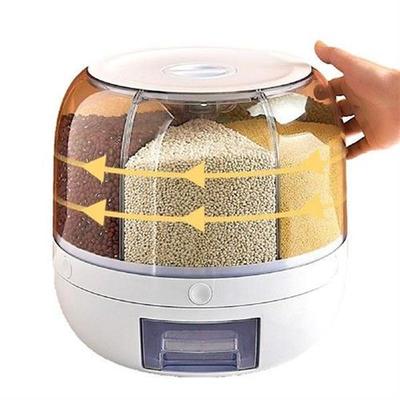 Rotating Cereal Dispenser Rice Storage Containers Large