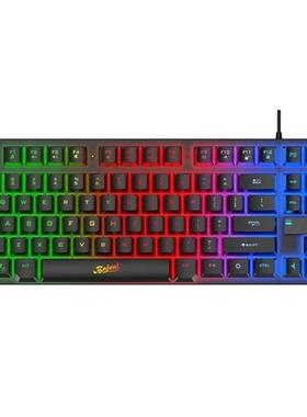 Gaming Keyboard Computer Keyboard Gamer Ergonomic 87keys Rai