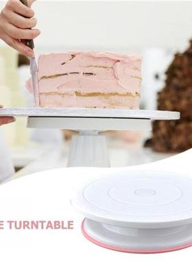 Anti Slip Cake Plate Turntable Rotating Round Cake Stand Rot