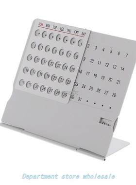 Super Perpetual Unique Adjustable Desk Calendar Office Suppl
