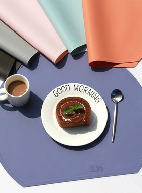 Food Grade Silicone Placemats for Dining Coaster Table Runne