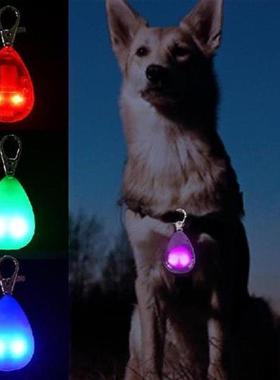 Night Safety Dog Collar Glowing Pendant LED Flash Lights