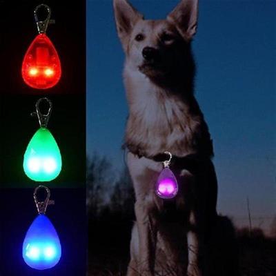 Night Safety Dog Collar Glowing Pendant LED Flash Lights