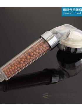 3 Colors LED Shower Head 220/235mm Temperature Sensor Anion