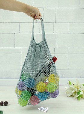 Reusable Fruit Shopping String Grocery Shopper Cotton Tote M