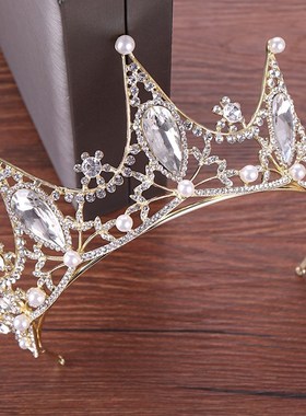 New Wedding Hair Accessories Crystal Tiara For Brides Crown