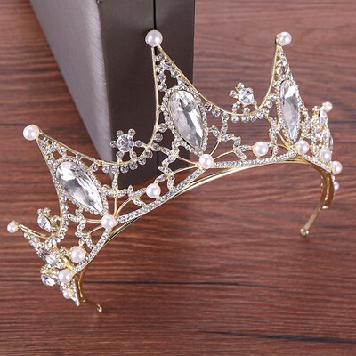 New Wedding Hair Accessories Crystal Tiara For Brides Crown