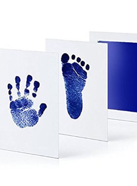 *Newborn Photo Hand Foot Print Pad Keepsake Baby Handprint F