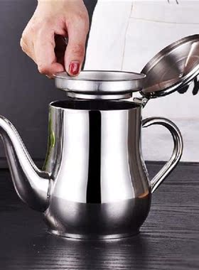 24/32oz Oil Bottle Stainless Steel Oil Strainer Pot For