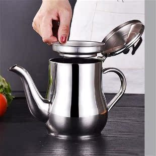 24/32oz Oil Bottle Stainless Steel Oil Strainer Pot For