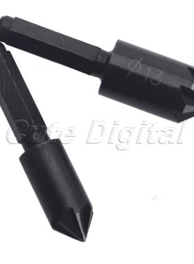 2Pcs Woodworking Tools 10/13mm HCS Countersink Drill Bit Set