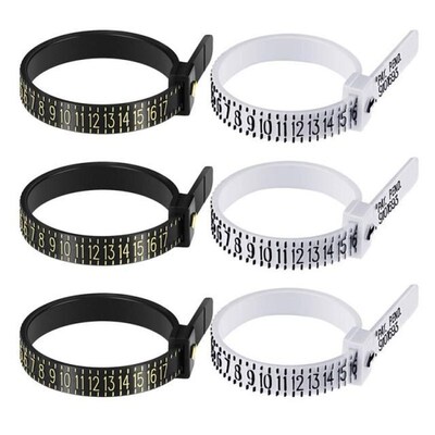 Professional Jewelry Accessory Measurer US Ring Sizer 1-17 F