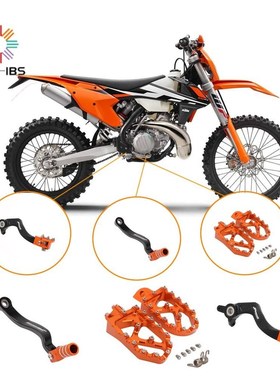 Motorcycle Foot Brake Pedal Gear Shifter Lever Footpegs Kit