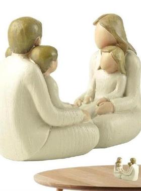 Mini Holy Family Ornaments Sculpture Figures For Family
