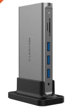 Lention 11 in 1 USB C HUB Type C to Multi HDMI RJ45 VGA USB