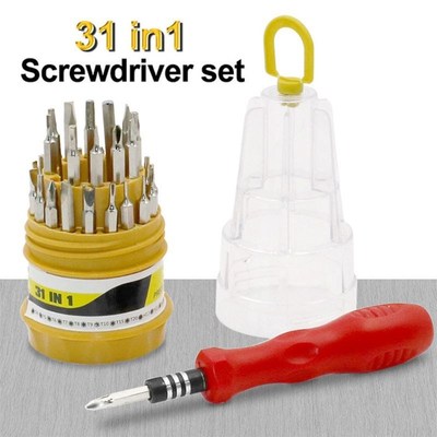 31 In 1 Screwdriver Set Precision Phone Computer Camera Slot