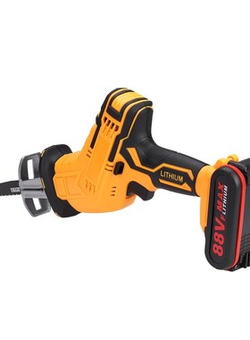 88V Rechargeable Cordless Reciprocating Saw 4 Blades Metal C