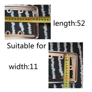 For EU Car License Plate Frame metal Car License Plate Frame