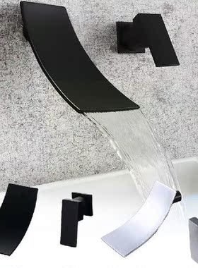 Concealed Waterfall Faucet Basin Faucets Wall Mount