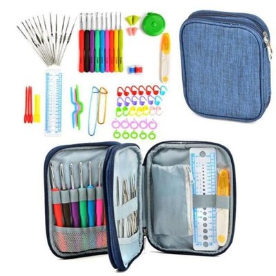 Dreamburgh 72pcs Crochet Hooks Knitting Needles Set Sewing A