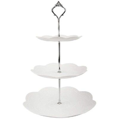 Promotion! 3 Tier Cupcake Stand Plastic Tiered Tray Dessert