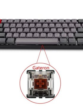 RGB LED Backlit Wired Mechanical Keyboard,Portable Compact W