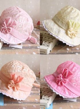 Cute Lace Breathable Baby Sun Hat Summer Bucket Cap