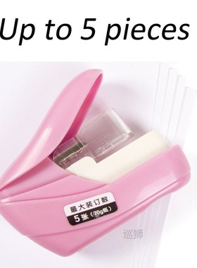 No Nails Stapling Machine Mini Cute Book Stapler No Staples