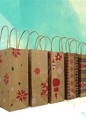 24pcs Gift Bag Xams Goodie Bag Red Party Favors Xmas Gift