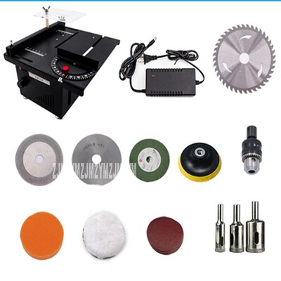 Mini table saw diy woodwork electric jade cutting grinder pr