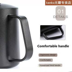 350/600ml Stainless Steel Coffee Drip Gooseneck Kettle Pot