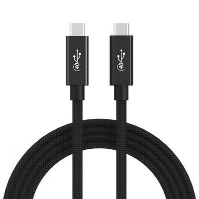 USB 4 Cable for Thunderbolt 3 USB 4 Type C 40Gbps 100W Cable