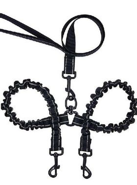 Double Dual Dog Leash,No Tangle Dog Lead With Padded Handle