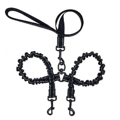 Double Dual Dog Leash,No Tangle Dog Lead With Padded Handle