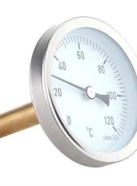 Water-proof 0-120degree Aluminum Hot Water Pipe Thermometer
