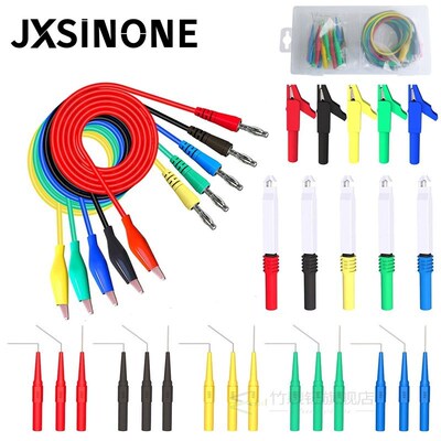 JXSINONE P1920B 30pcs/set Back Probe Kit Alligator Clip to 4