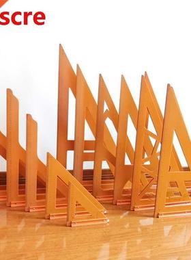 Woodworking Precision Triangle Ruler 90 Degree Square Scribi