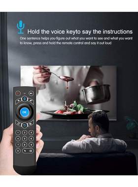 Commonly Used LCD LED TV Voice Remote Control G21 Pro 2.4G G